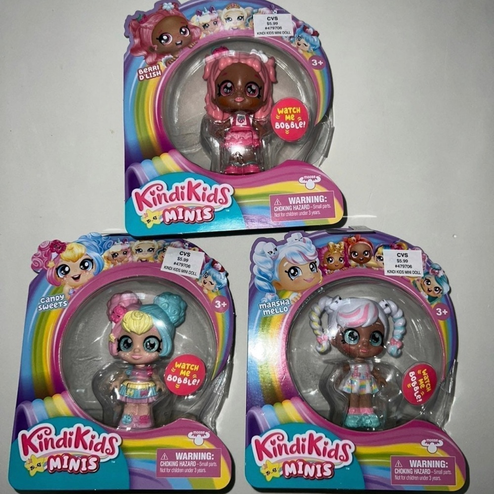 New Kindi Kids Minis Bundle of 3